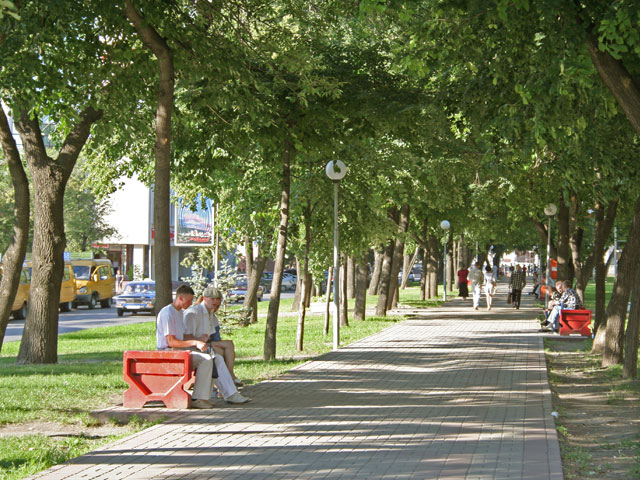 Бульвар на ул. Гончарова